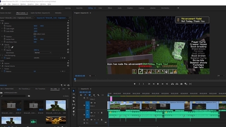 ตัดต่อวิดีโอ Adobe Premiere Pro