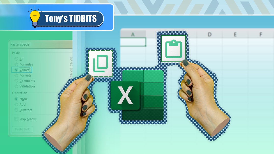 เทคนิค Paste Special, ประหยัดเวลา, Microsoft Excel