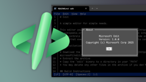 Microsoft, โปรแกรมแก้ไขข้อความ, Vim, Nano, ทางเลือก