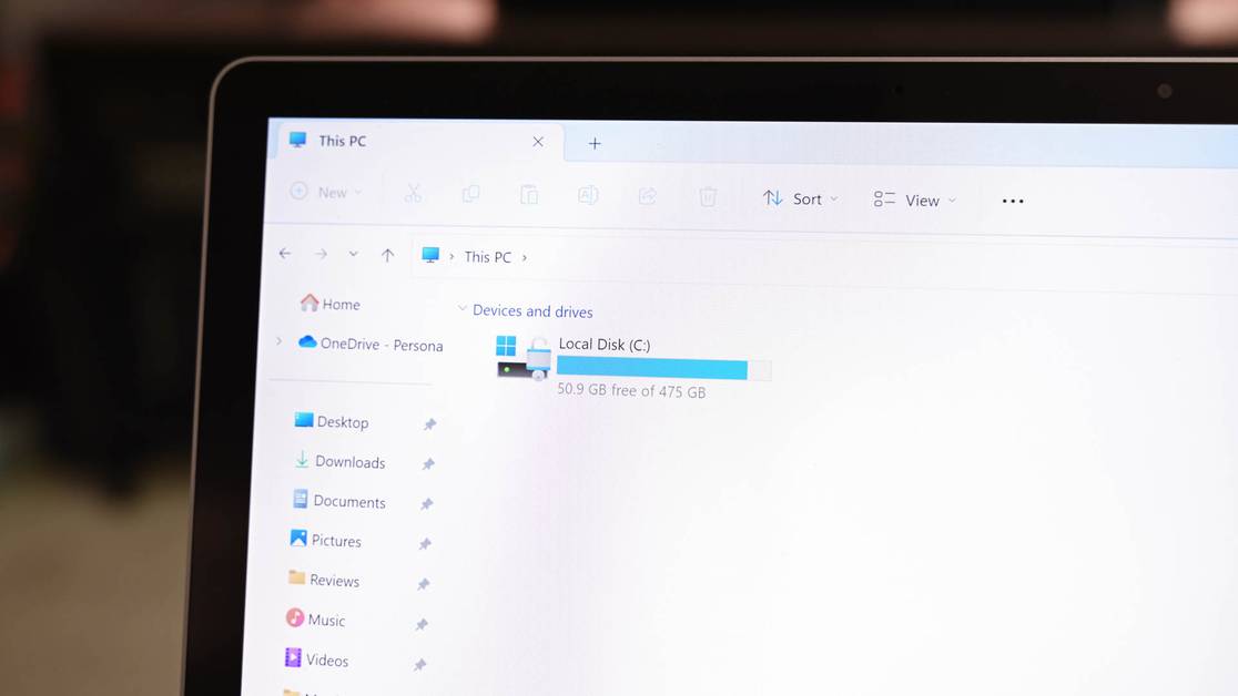 ลบไฟล์ชั่วคราว, Windows 11