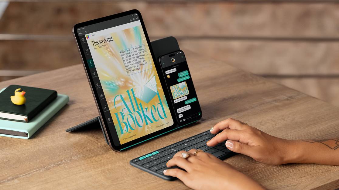 Logitech, คียบอร์ด, iPad, ไร้สาย
