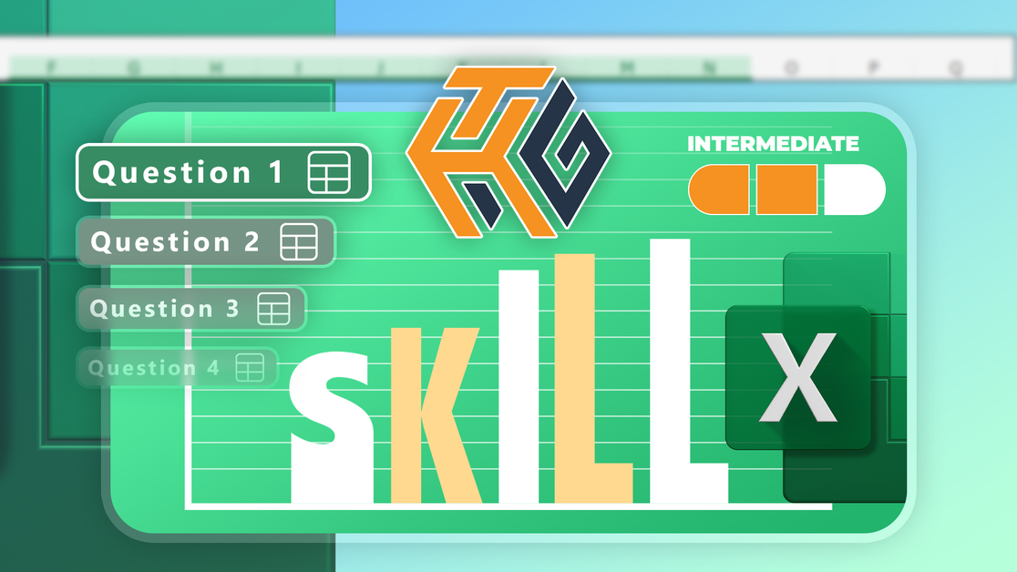 ทดสอบทักษะ Microsoft Excel ระดับกลาง