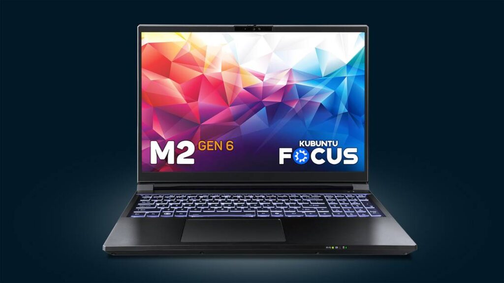 Kubuntu Focus M2, แล็ปท็อป, Linux, RTX 5070 Ti