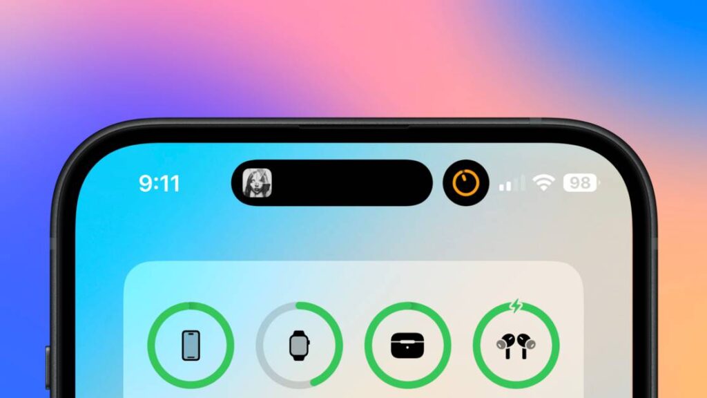เปลี่ยน ซ่อน กิจกรรมสด iPhone Dynamic Island