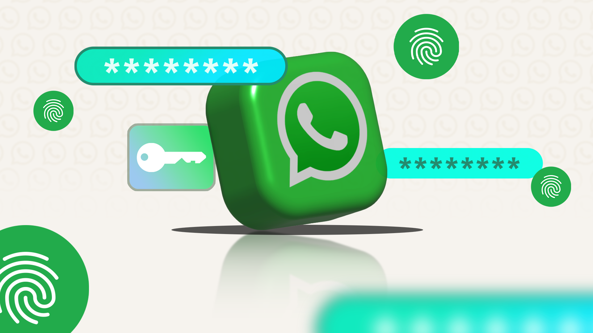 ล็อค WhatsApp, ลายนิ้วมือ, รหัสผ่าน