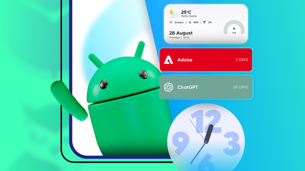 10 แอป Android ที่ใช้เฉพาะสำหรับวิดเจ็ต