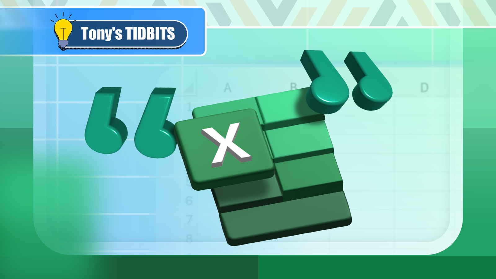 รู้จักการใช้งานเครื่องหมายคำพูดคู่ใน Excel
