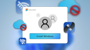 ปิดการใช้บัญชี Microsoft Windows 11