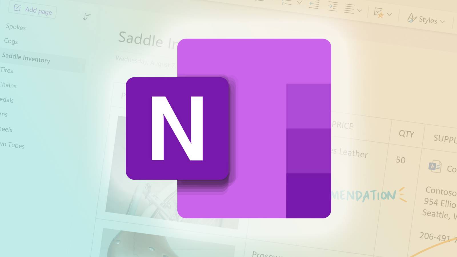 OneNote, การปรับปรุง, จอสัมผัส